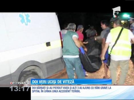 Doi veri şi-au pierdut viaţa în urma unui accident teribil petrecut pe un drum judeţean din Buzău