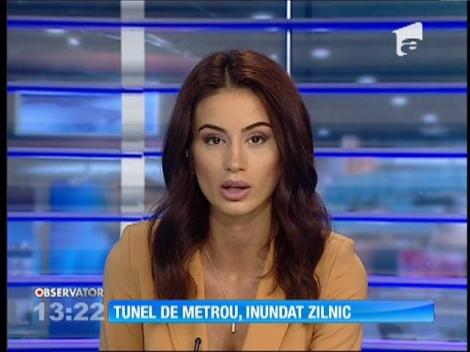 Tunelul de la staţia de metrou de la Eroilor, inundat zilnic