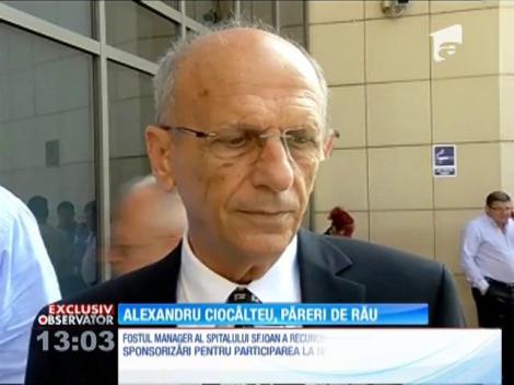 Alexandru Ciocâlteu recunoaşte că a primit anumite sponsorizări, dar vrea ridicarea sechestrului