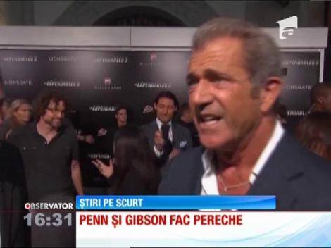 Mel Gibson şi Sean Penn vor apărea împreună în filmul "The professor and the madman."