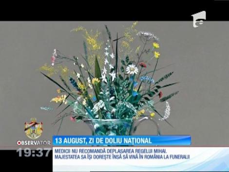 Ziua de 13 august a fost decretată zi de doliu naţional pentru Regina Ana