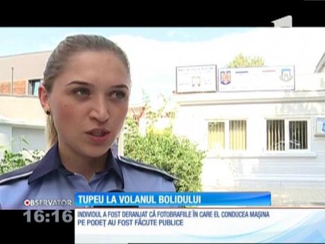 Un podeţ pietonal din satul de vacanţă din Mamaia a devenit pistă pentru bolidul unui bărbat