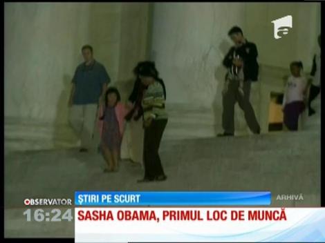 Fiica de 15 ani a lui Barack Obama s-a angajat la un restaurant