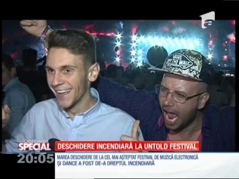 SPECIAL! Deschidere incendiară la Untold Festival