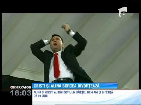 E oficial! Cristi Borcea şi Alina sunt în divorţ
