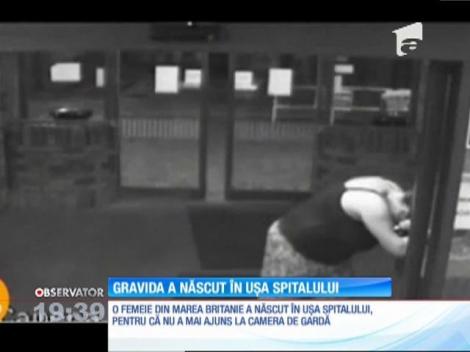 Imagini şocante în Marea Britanie! O femeie însărcinată a născut la intrarea unui spital