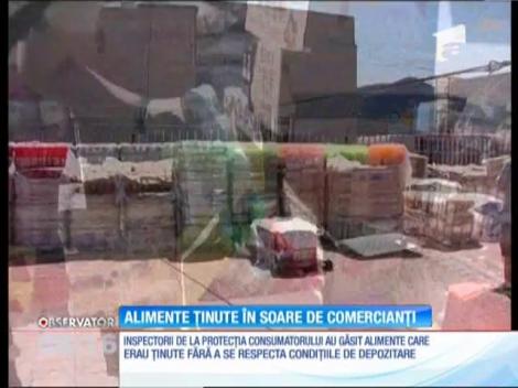 Baxuri de sucuri, dulciuri şi conserve ţinute în soare, la peste 35 de grade Celsius