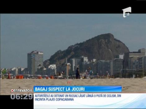 O explozie a avut loc în apropierea liniei de sosire a pistei de ciclism din apropierea plajei Copacabana