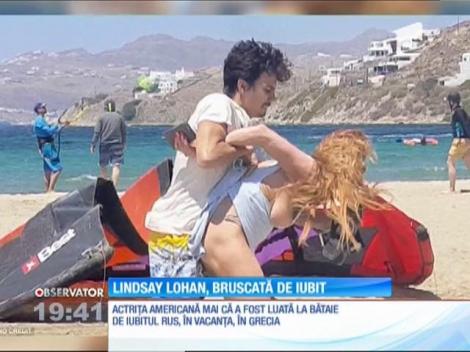 Păreau un cuplu perfect, dar... Lindsay Lohan, lovită în plină stradă!