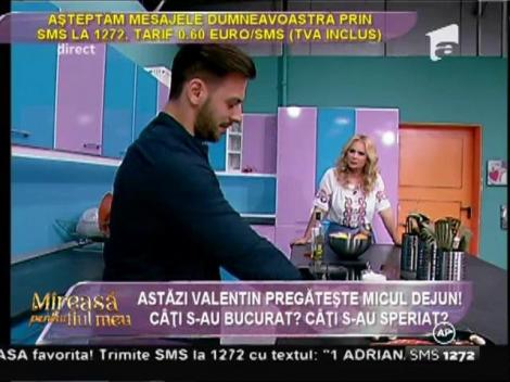 Valentin se pregătește pentru o provocare de zile mari!