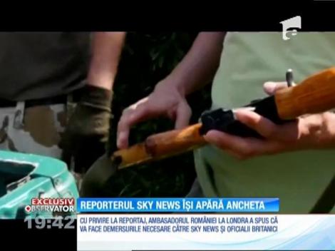Stuart Ramsay, reporterul Sky News, îşi apără ancheta despre presupusul trafic de arme în România
