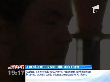 Silviu Ciocanelli, unul dintre răniţii din Colectiv, a revenit acasă, după zece luni de chin