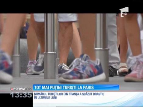Numărul turiştilor din Franţa a scăzut drastic în ultimele luni