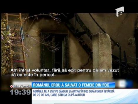 Ştefan Iusco, românul erou care a salvat o femeie din foc