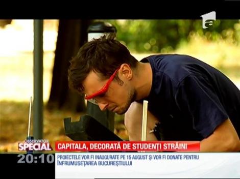 Special! Capitala, decorată de studenţi străini