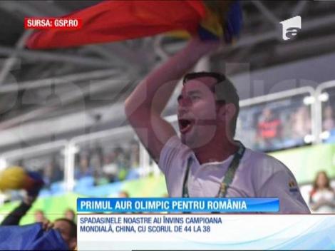 Echipa de spadă a României a câştigat aurul la Jocurile Olimpice!