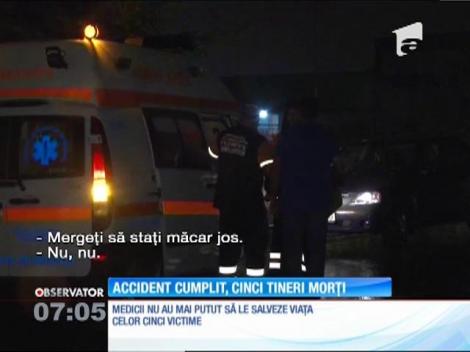 Accident cumplit în Prahova: Cinci tineri au murit
