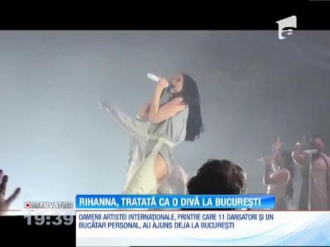 Rihanna i-a trimis la cumpărături pe organizatorii concertului! Vedeta, tratată ca o regină la București!
