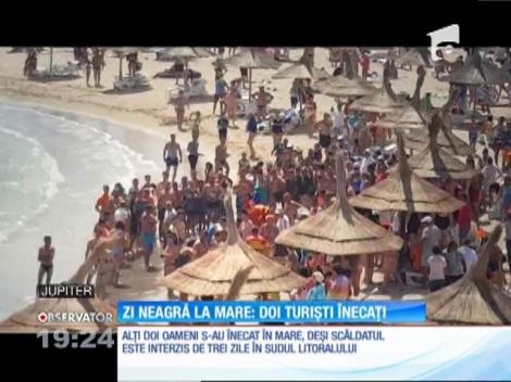 Zi neagră la mare: doi turiști s-au înecat