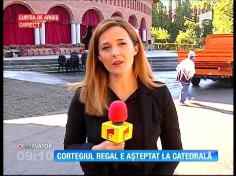 Cortegiul regal, așteptat la Catedrala Regală din Curtea de Argeș
