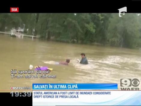 Salvată de la înec în ultima clipă