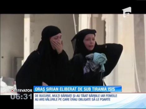Oraș sirian eliberat de sub tirania ISIS