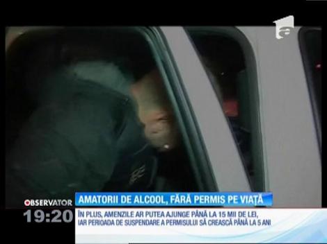 Atenție! Cine se urcă beat la volan, de mai multe ori, se poate trezi cu permisul suspendat pe viaţă