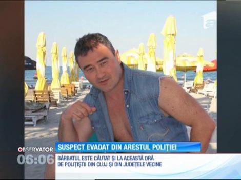 Suspect evadat din arestul poliției din Cluj