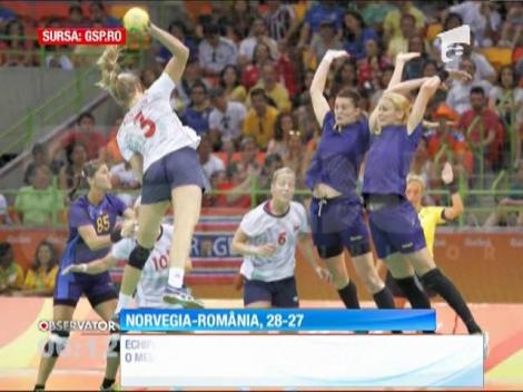 Echipa română de handbal a ieșit din cursa pentru o medalie olimpică