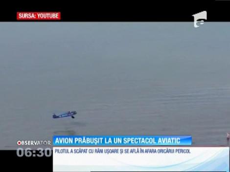 Avion prăbuşit la un spectacol aviatic, în oraşul britanic, Kent