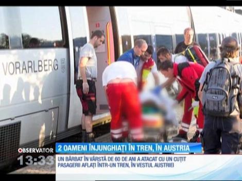 Un german a atacat cu un cuţit pasagerii aflaţi la bordul unui tren, în vestul Austriei
