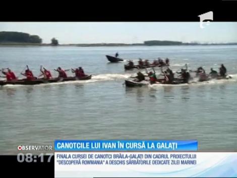 Canotcile lui Ivan Patzaichin, în cursă la Galaţi