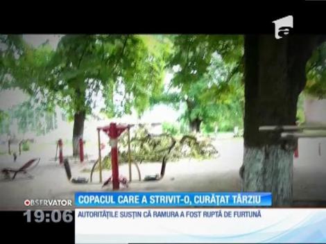 Profesoara ucisă de o creangă, în parcul din Aiud, a fost înmormântată