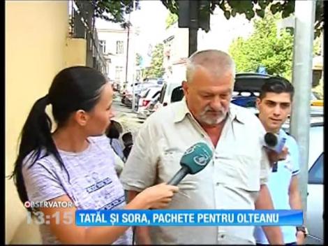 Tatăl şi sora lui Bogdan Olteanu i-au dus pachete la arest fostului viceguvernator