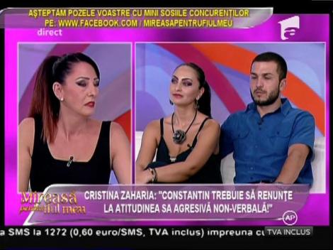 Constantin: "În loc să discute cu mine, Mihaela îşi varsă nervii pe mine!"
