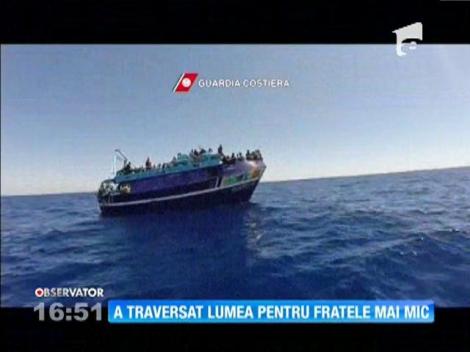 Dragostea de frate învinge orice greutate! Un copil din Egipt a traversat Marea Mediterană pentru a-şi salva fratele mai mic, grav bolnav. Gestul băiatului este impresionant...