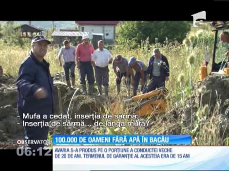 100 de mii de locuitori dintr-unul din cele mai mari oraşe ale Moldovei, fără apă de patru zile