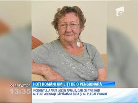 Viața bate filmul, la propriu! Trei hoţi români au fost bătuți de o pensionară britanică