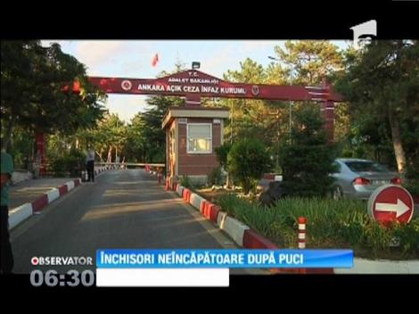 Închisorile din Turcia, neîncăpătoare după puci