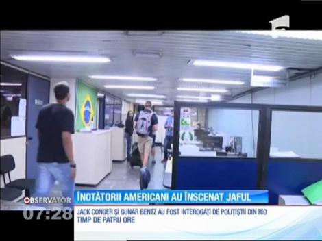 Înotătorii americani jefuiţi la Rio şi-au înscenat furtul