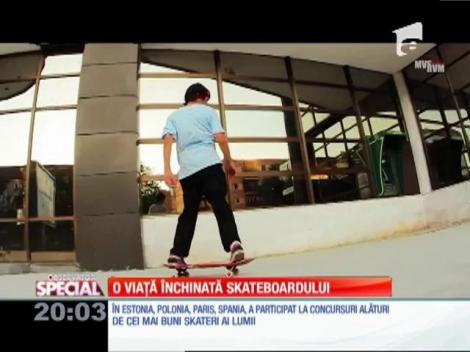 Special! Mihnea Groșeanu, cel mai bun skateboarder din România la numai 17 ani