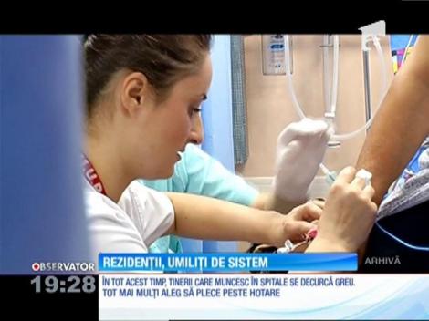 Medicii rezidenți sunt umiliți de sistem
