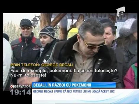 Gigi Becali, în război cu pokemonii