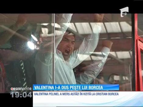 Valentina Pelinel a mers în vizită la Cristian Borcea