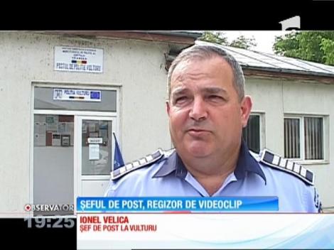 Șeful de post din comuna vrânceană Vulturul s-a transformat în regizor de film