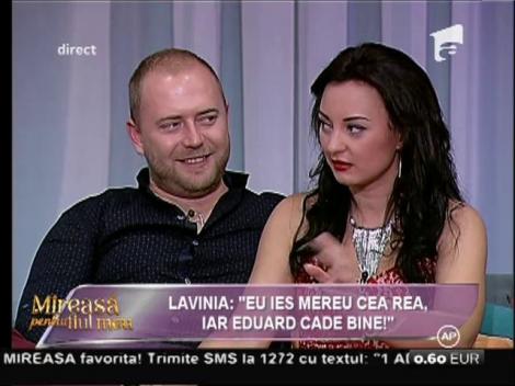 Paşii dansului mirilor le-au pus probleme serioase Laviniei şi lui Eduard!