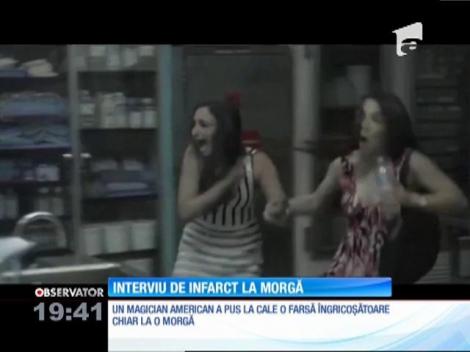 Un magician american a pus la cale o farsă înfricoşătoare chiar la o morgă