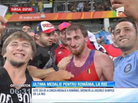 În ultima zi a Jocurilor Olimpice, România a obţinut a cincea medalie
