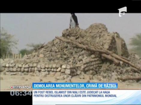 Fost rebel islamist, judecat la Haga prentru distrugerea unor clădiri din patrimoniul mondial