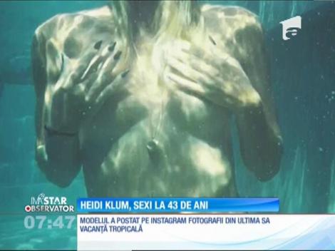 HOT şi la 43 de ani! Heidi Klum nu se lasă şi îşi arată trupul fără cusur. Imaginile sexy care fac înconjurul lumii
